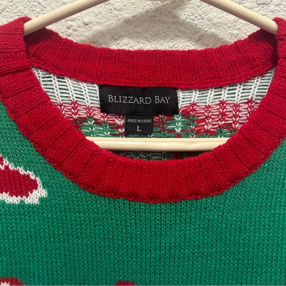 Blizzard Bay Men's Fitness Body Builder Ugly Christmas Sweater Large - Picture 2 of 6